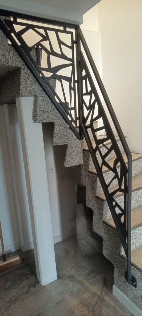 garde corps montée d'escalier